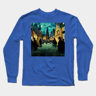 Starry Night in Diagon Alley Long Sleeve T-Shirt